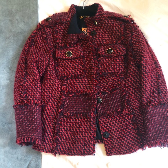 Tory Burch Boucle Tweed Jacket - Picture 2 of 7